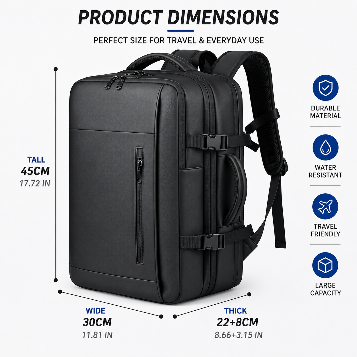 Vacuum Compression Backpack